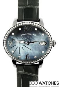Girard Perregaux 80484D53A661-BK6B Cats Eye 18k White Gold Watch