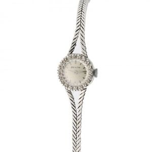 ZENITH OROLOGIO ORO 18K DIAMANTI VINTAGE ZT330 SWISS MADE MECCANICO