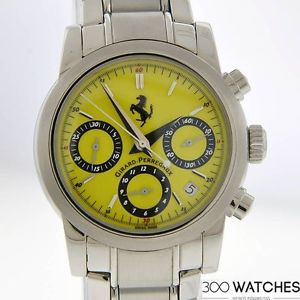 Men's Girard Perregaux Ferrari Yellow Dial Automatic Chronograph Date Watch