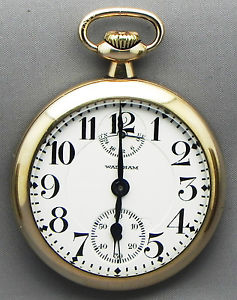 A 16s; 21 Jewel; Model 1908, Crescent Street Wind Indicator Railroad Grade PW!!