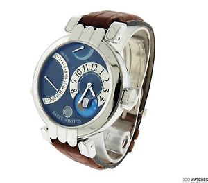 Men’s Harry Winston 200/MMTZ39WL.A Premier Excenter Chronograph White Gold Watch