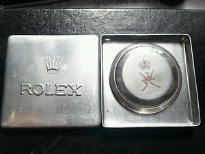 RARE VINTAGE ROLEX OYSTRQUARTZ CASEBACK REF  17000 PARTS  DATEJUST VINTAGE