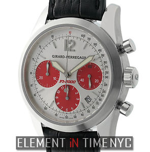 Girard Perregaux Ferrari F1-2000 Chronograph 40mm Steel Silver Dial 4956