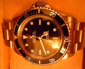 vintage rolex submariner , ref 5513, with box and statement from seller