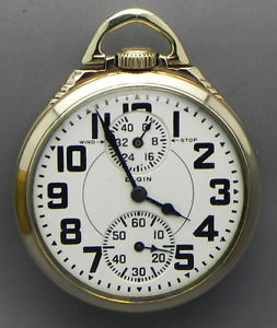 LOOK AT THIS 16 Size; 23 Jewel; Elgin B.W. Raymond Wind Indicator RR Grade PW!!