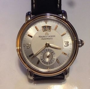 Maurice Lacroix Masterpiece Grand Guichet 18K Yellow Gold/S Steel Bezel 6378