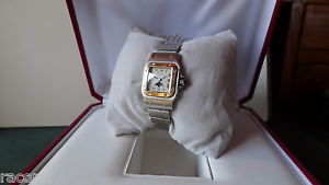 Reloj Cartier Santos Cuarzo acero/oro