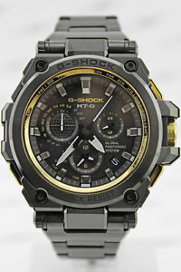 NEW CASIO G Shock MTG-G1000GB-1AJF BLACK X GOLD GPS HYBRID SOLAR EMS SPEEDPOST