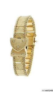 Ladies Kings 14K Yellow Gold Diamonds Quartz Watch