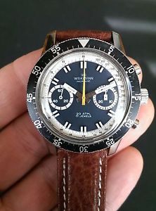 Vintage Wakmann Diver Chronograph 41mm Large Case Wakmann/Valjoux 7733