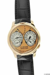 Men's F.P Journe Resonance 18K Rose Gold Power Reserve Hand Winding Watch