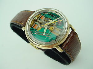 BULOVA ACCUTRON SPACEVIEW Gents Vintage Tuning Fork 1973 Watch 10K Gold Filled