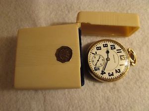HAMILTON RAIROAD POCKET WATCH 992 21 JEWELS GOLD Plated Accurate Excellent Condi