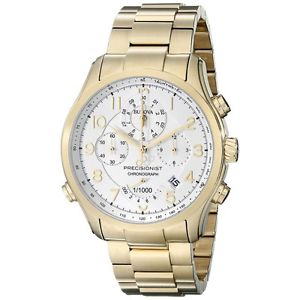 Bulova Mens 97B139 Analog Display Analog Quartz Gold Watch
