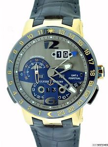 Ulysse Nardin 326-00 El Toro GMT Perpetual Calendar 18k Rose Gold Watch