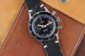 Vintage Croton Chronomaster Aviator Sea Diver Chronograph Landeron 248