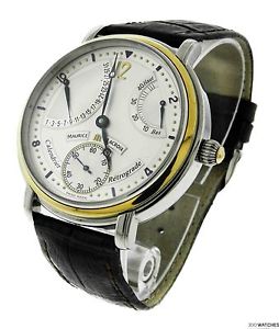 Maurice Lacroix Retrograde Calendar 76840 Steel '&' Gold Mechanical Watch