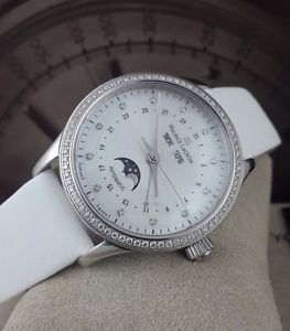 NEW LADIES MAURICE LACROIX PHASE DE LUNE TRIPLE DATE MOONPHASE WITH DIAMONDS