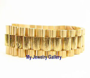 MEN'S 18K YELLOW GOLD BIRCH BARK STRAP FOR PRESIDENT WATCH