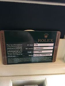 ROLEX MILGAUSS VETRO VERDE REF.116400GV