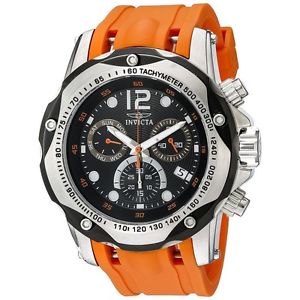 Invicta Men's 20072SYB Speedway Analog Display Swiss Quartz Orange Watch