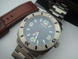 BENARUS Moray Ti47 2000m SUBMERSIBLE  HUGE TITANIUM DIVER   47MM  AUTOMATIC