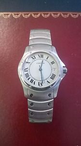 CARTIER SANTOS RONDE ACCIAIO AUTOMATICO