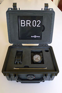 Bell & Ross BR 02-20 S  Marine Diver 1000m  + Pelican Case - Mint condition