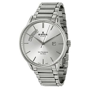 Edox Les Vauberts Day Date Automatic Men's Automatic Watch 83011-3B-AIN