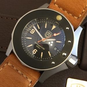 VINTAGE VDB 2013 WATCH BLASTED STEEL 47MM HANDMADE 60 MADE RARE