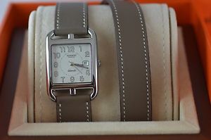 AUTH Hermès CAPE COD GM Auto CC1.710 Double Tour Watch
