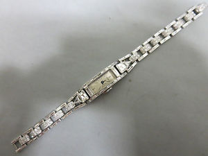 Audemars Piguet Vintage Platinum And Diamond Wristwatch