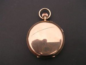 18ct Gold Pocket Chronometer Watch Very Heavy 166g Chester Hallmark.