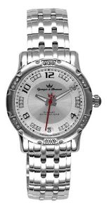 Yonger and Bresson Womens YBD 9196-02 M Automatic Steel Diamond Date Watch