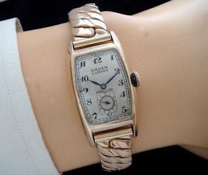 Handsome Men's 1941 Gruen Curvex Gold Filled Dress Watch  - SERVICED!