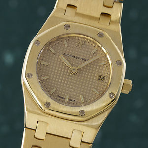 AUDEMARS PIGUET LADY 18K (0,750) GOLD ROYAL OAK DAMENUHR VP: 33900,- EURO