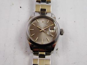 orologio rolex lady date automatico acciaio anni '80 ref. 6919 cal.2037