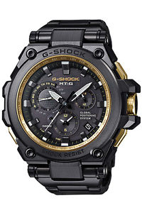 New Men's G Shock Mt-g Gps Hybrid Wave-ceptor Black/gold Accessories Watches