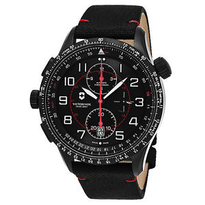 VICTORINOX Uhr AirBoss Mach 9 Black Edition Automatikuhr 241716 NEU & OVP