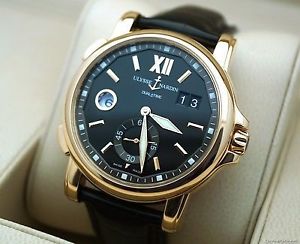 Ulysse Nardin GMT Big Date 246-55/32 in 750 Pink gold, 100% Original