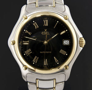 Ebel Series 1911 18k Gold & Stainless Steel Men's Watch Automatic- WORKING!