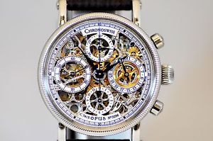 CHRONOSWISS OPUS SKELETONIZED CH7523 AUTO CHRONOGRAPH 38MM MENS WATCH!!!