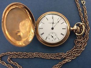 1899 Elgin 14kt Pendant Hunter's pocketwatch