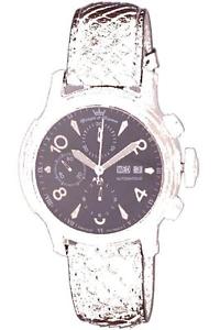 Yonger and Bresson Mens YBH 8302C-07 Automatic Brown Snakeskin Day & Date Watch