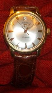 LONGINES CONQUEST AUTOMATICO IN ORO 18 KT VINTAGE '70 SELFWIND GOLD WRIST WATCH