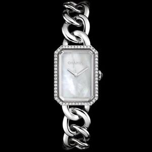 Chanel premiere diamond and steel watch