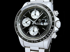 Auth TUDOR Chrono Time 79160 SS Auto Men's Watch(27.11.12)