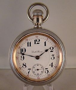 SOUTH BEND THE STUDEBAKER 21j STERLING SILVER OPEN FACE 18s RR POCKET WATCH 1910