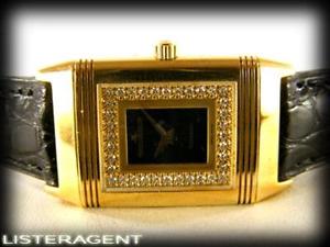 JAEGER-LE COULTRE Reverso lady oro 18kt diamantes Ref. 26014088. NUEVO!-50%