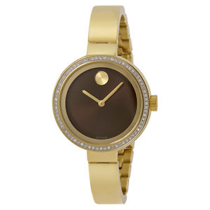 Movado Bold Gold-Tone Ladies Watch 3600282